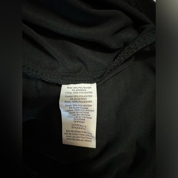 Metaphor Dresses | Methaphor Black Faux Wrap - Picture 10 of 11